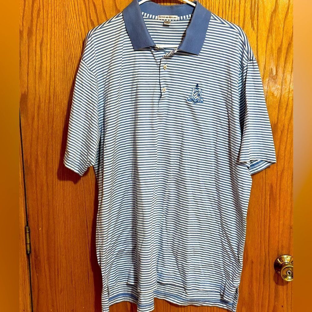 Peter Millar Short Sleeve Polo‎ men’s golf Shirt sz XL